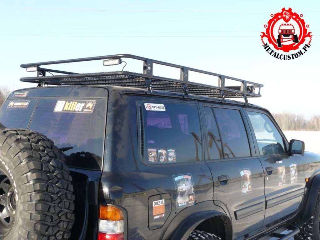 Nissan Patrol y61 SIMPLE roof rack METAL CUSTOM OFFROAD